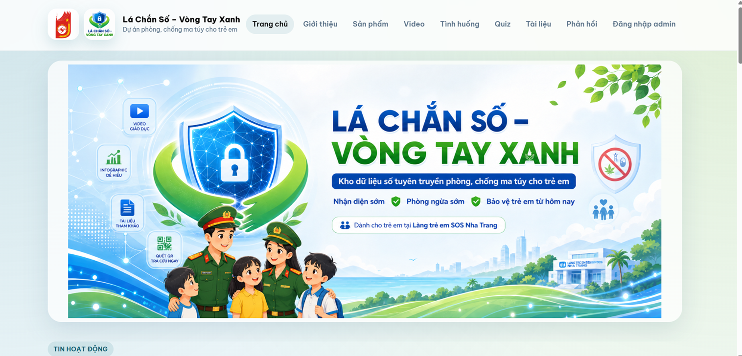 Khởi động kho dữ liệu số phòng, chống ma túy cho trẻ em SOS Nha Trang